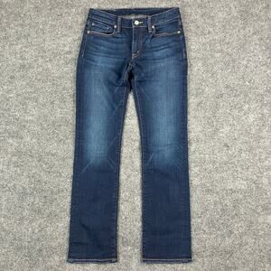 J.Crew Jeans Mens Size 28x32 Dark Wash Straight Fit Denim Casual Classic